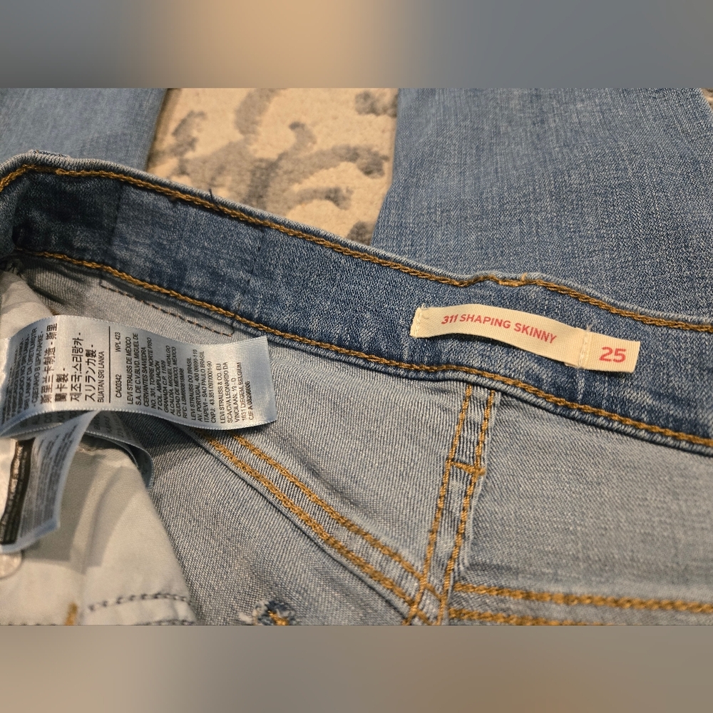 Levi’s 311 Womens Shaping Skinny Jeans SIZE 25 - Picture 6 of 7